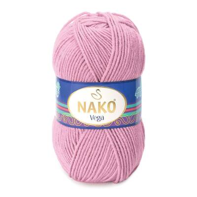 Nako Vega 10707 Pembe El Örgü İpi 100 Gr. - 1