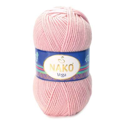 Nako Vega 11421 Pudra El Örgü İpi 100 Gr. - 1